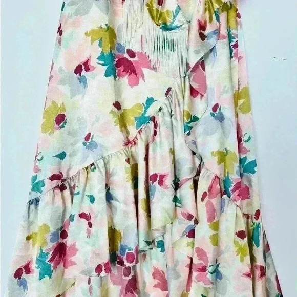 NEW! Likely Calista Tie-Front Satin Midi-Dress - Picture 13 of 13